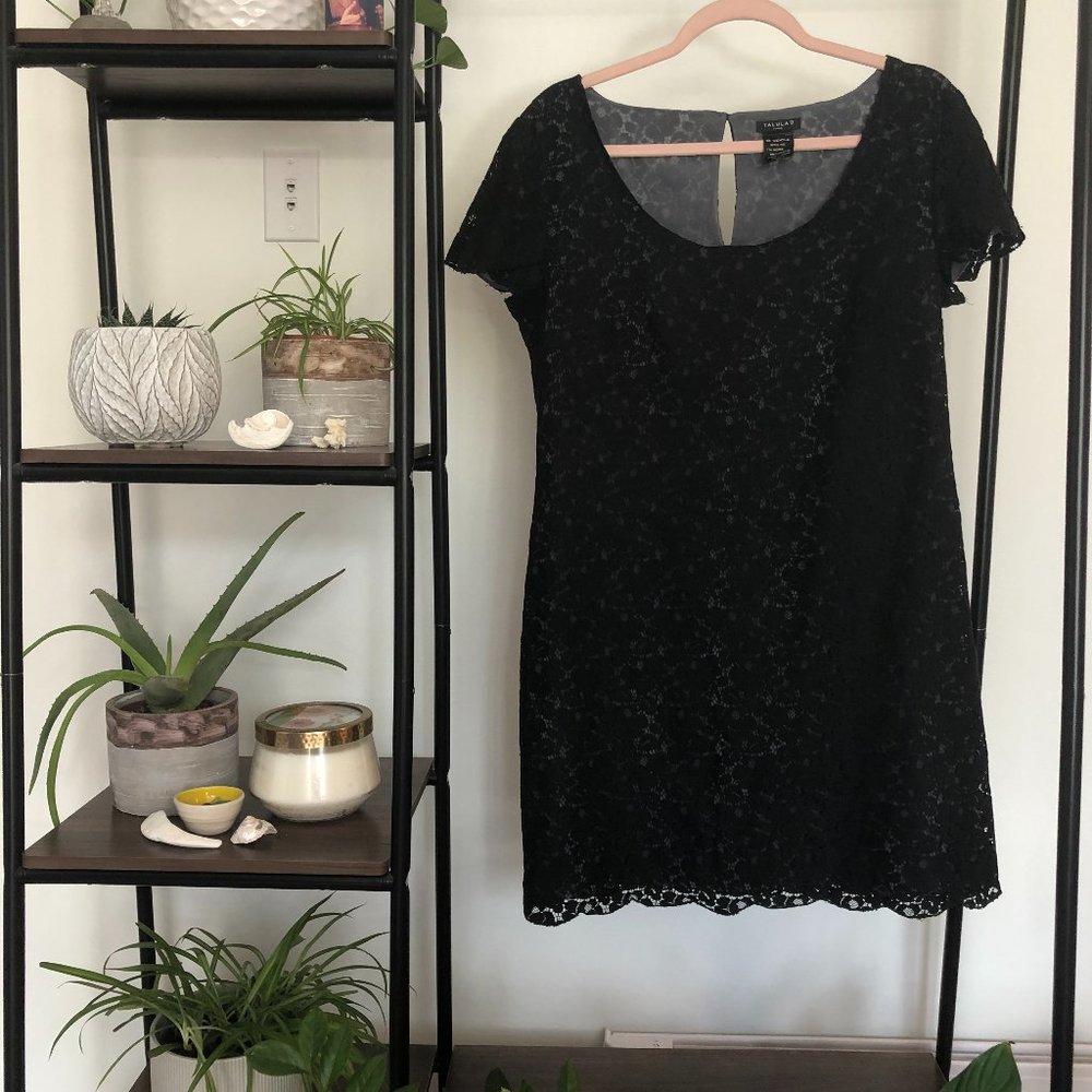 Aritzia Talula Black Lace Dress